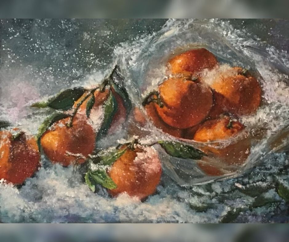 The snowy tangerines